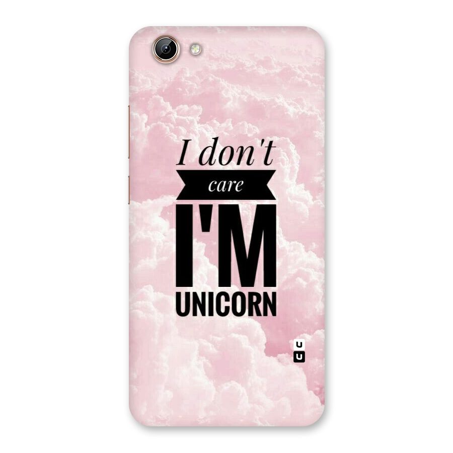 Dont Care Unicorn Back Case for Vivo Y71i