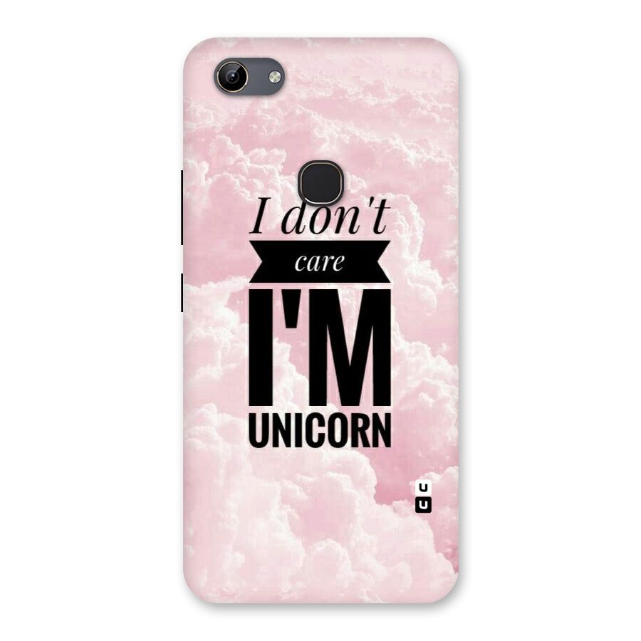 Dont Care Unicorn Back Case for Vivo Y81