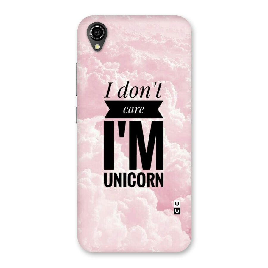 Dont Care Unicorn Back Case for Vivo Y90