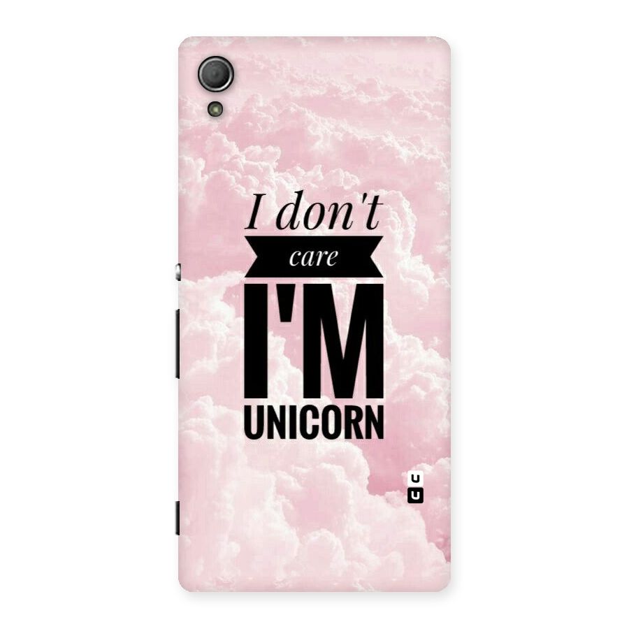 Dont Care Unicorn Back Case for Xperia Z4