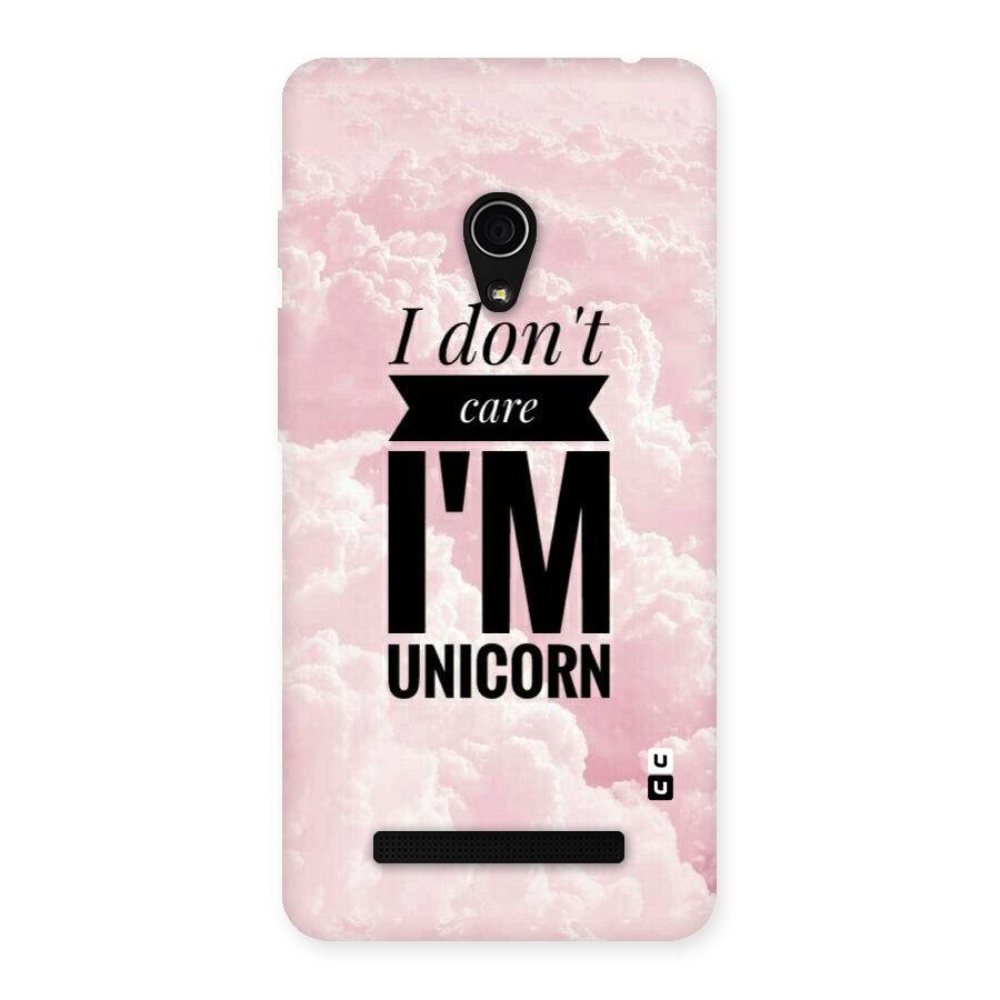 Dont Care Unicorn Back Case for Zenfone 5