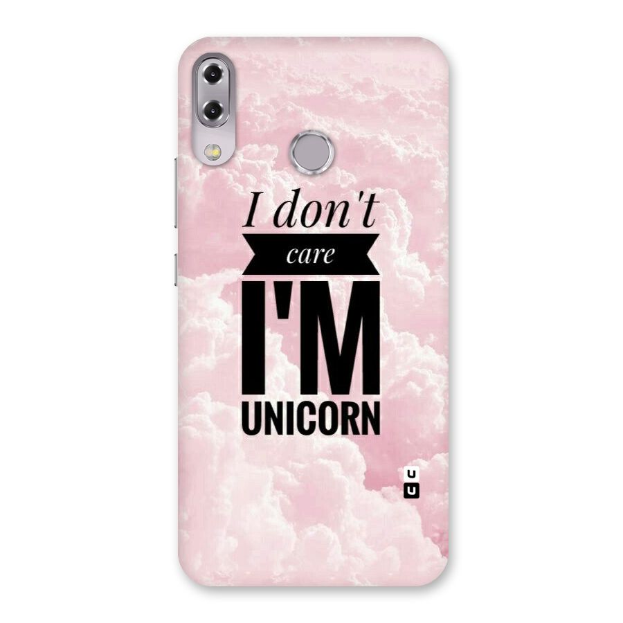 Dont Care Unicorn Back Case for Zenfone 5Z