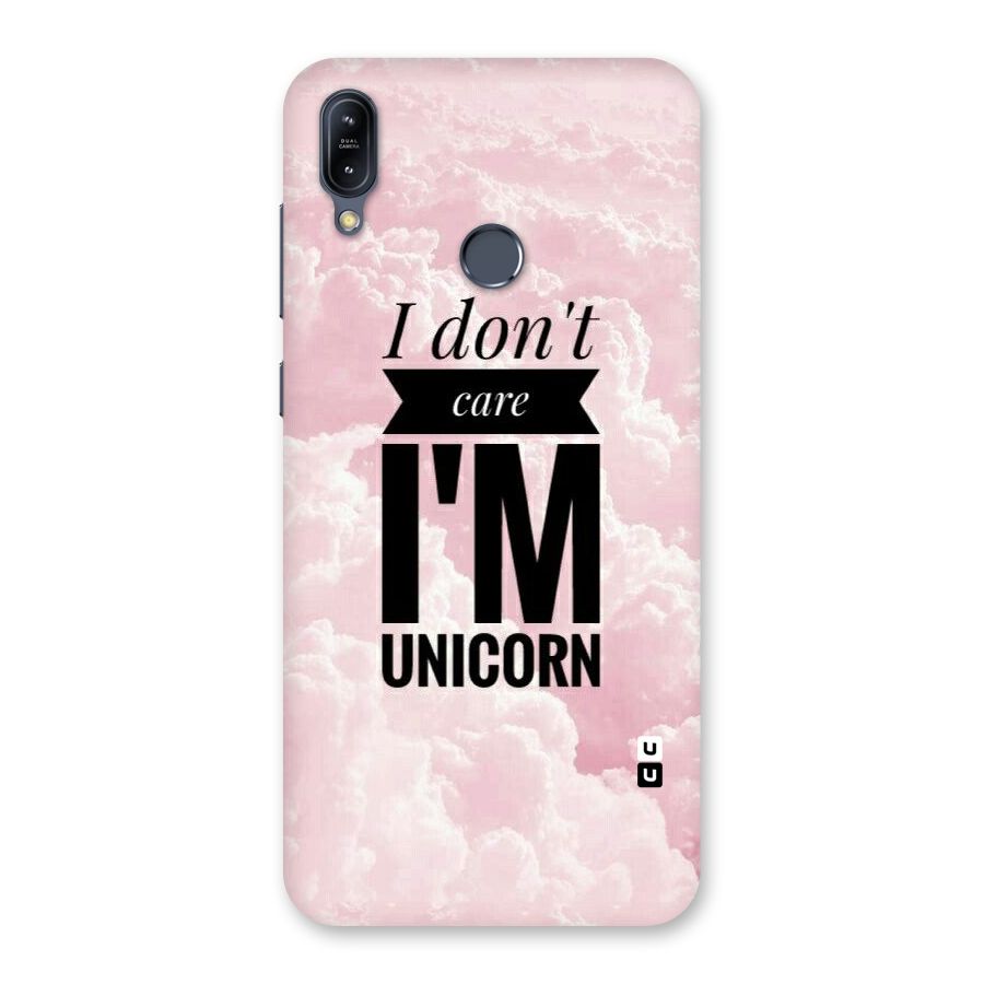 Dont Care Unicorn Back Case for Zenfone Max M2