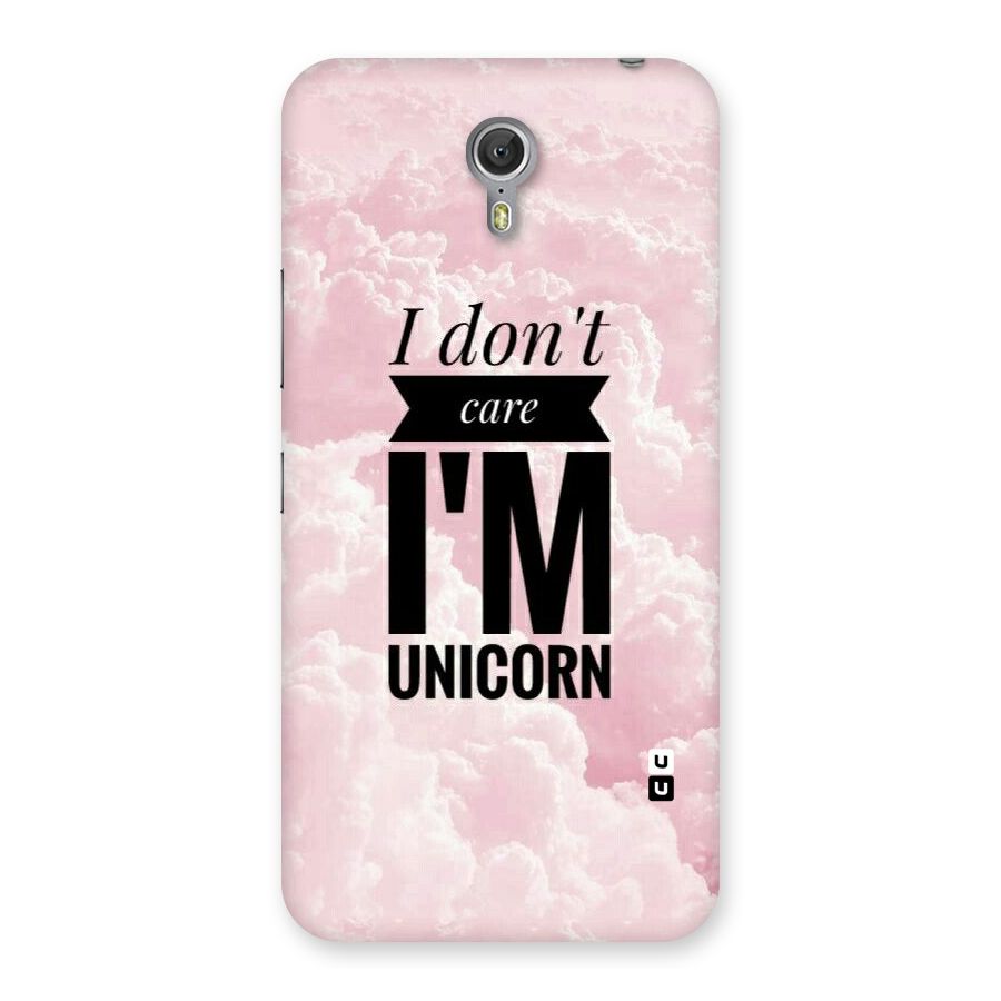 Dont Care Unicorn Back Case for Zuk Z1