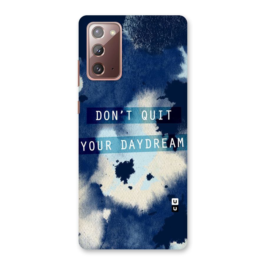 Dont Quit Back Case for Galaxy Note 20