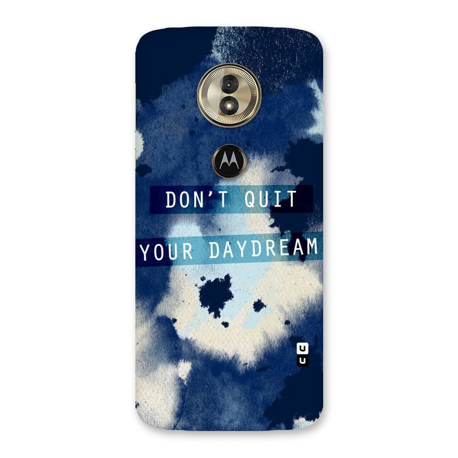 Dont Quit Back Case for Moto G6 Play