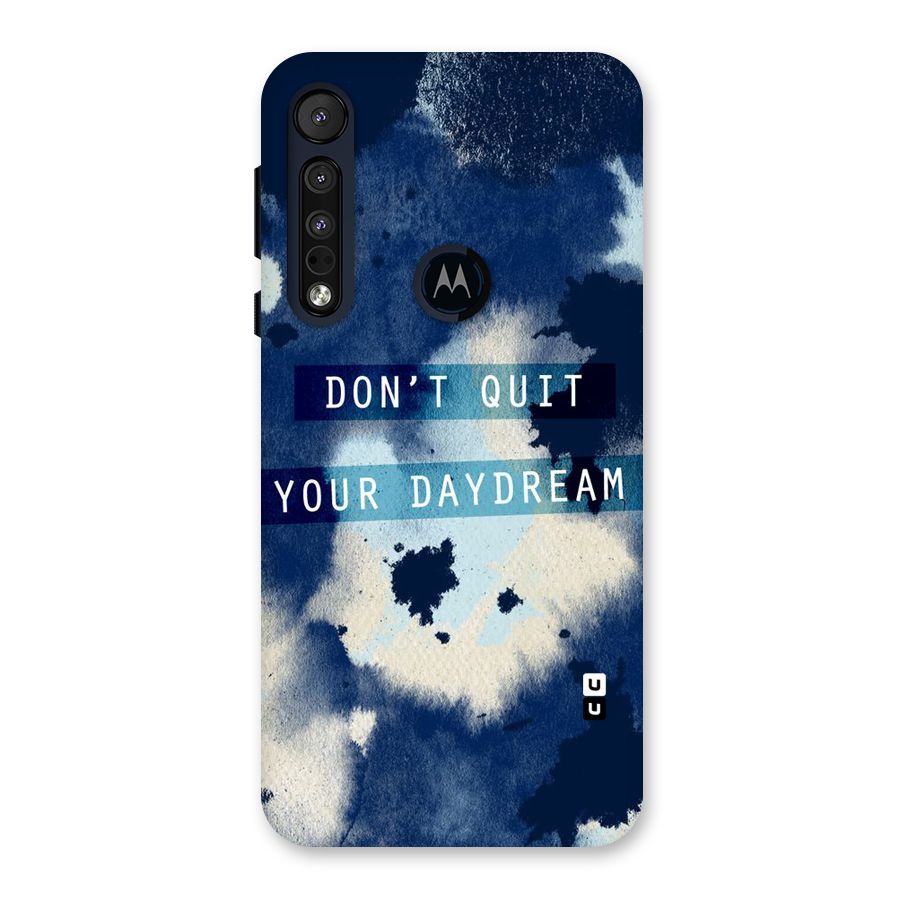 Dont Quit Back Case for Motorola One Macro