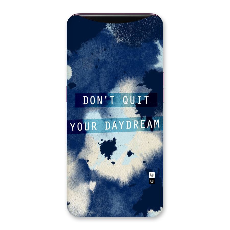 Dont Quit Back Case for Oppo Find X