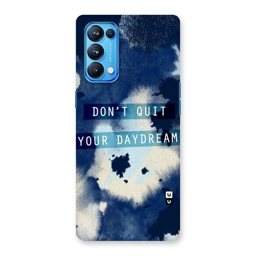 Dont Quit Back Case for Oppo Reno5 Pro 5G
