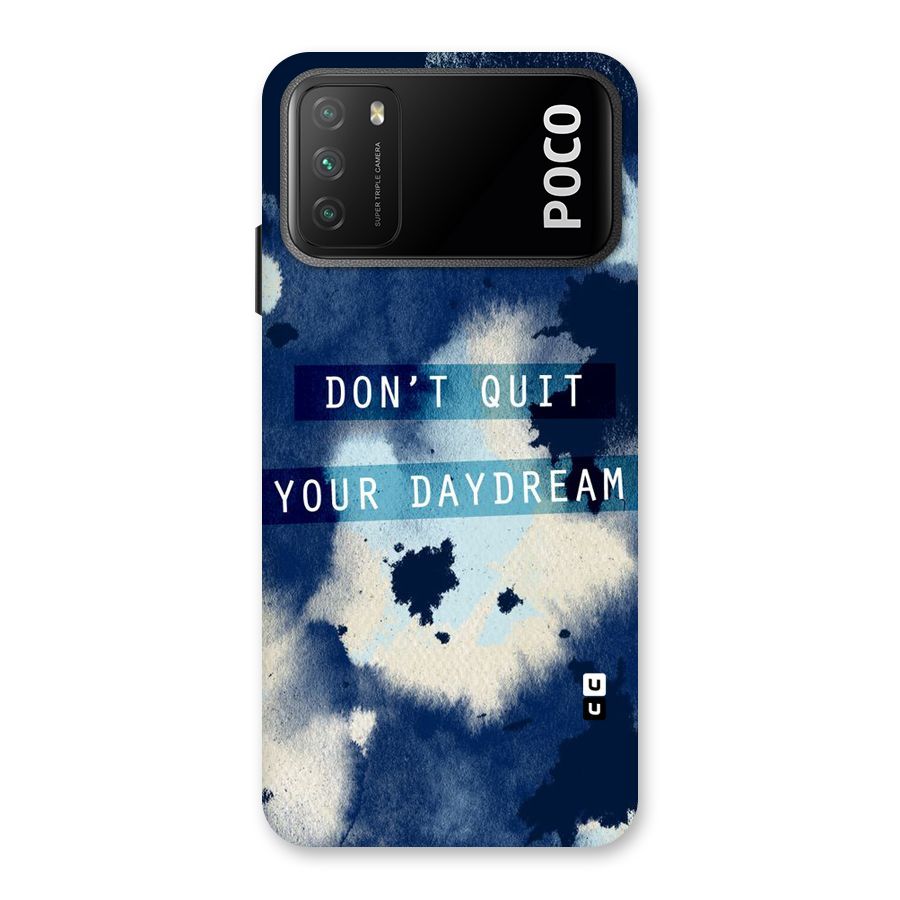Dont Quit Back Case for Poco M3