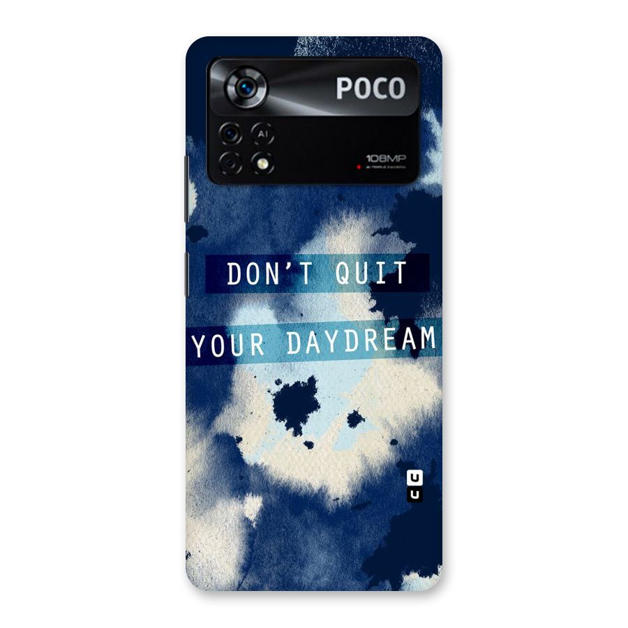 Dont Quit Back Case for Poco X4 Pro 5G