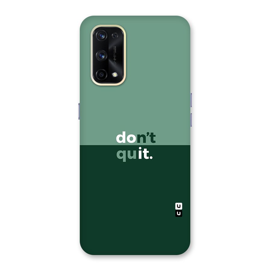 Dont Quit Do It Glass Back Case for Realme X7 Pro