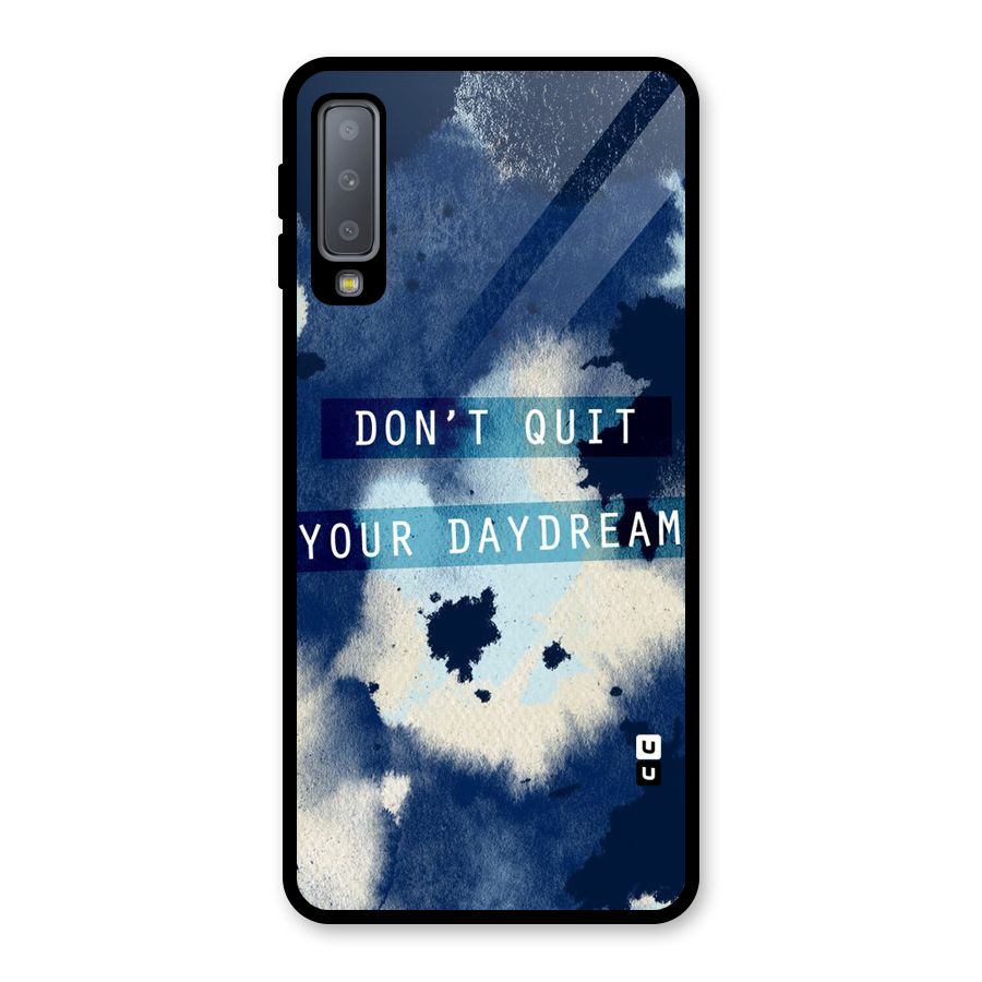 Dont Quit Glass Back Case for Galaxy A7 (2018)