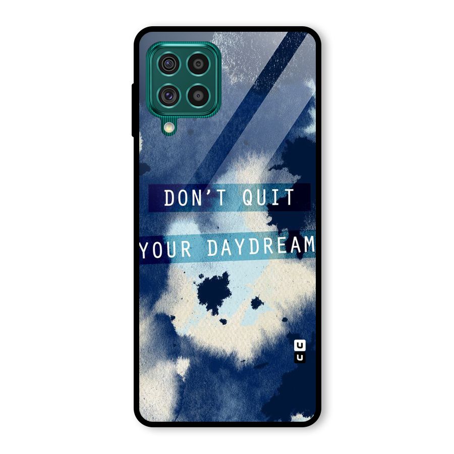 Dont Quit Glass Back Case for Galaxy F62