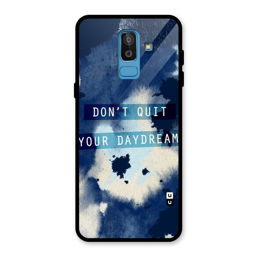 Dont Quit Glass Back Case for Galaxy J8