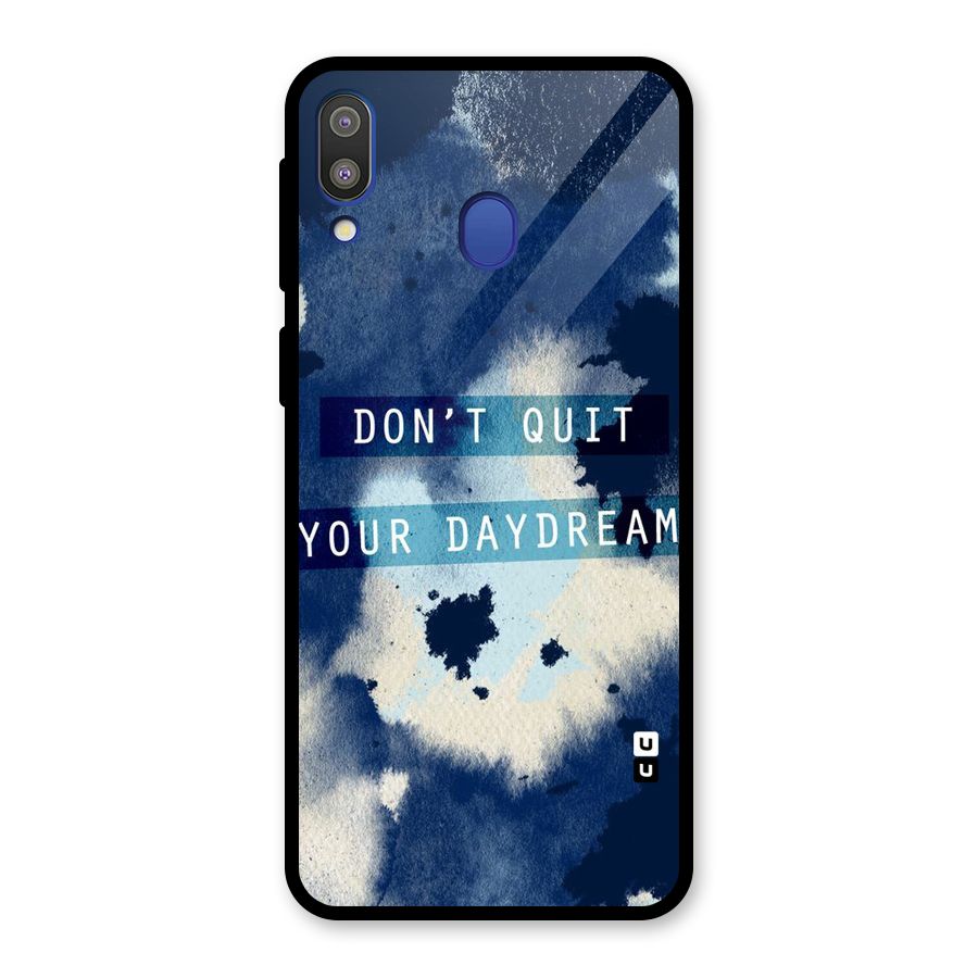 Dont Quit Glass Back Case for Galaxy M20