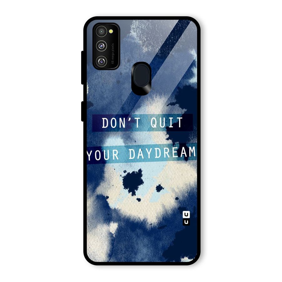 Dont Quit Glass Back Case for Galaxy M30s