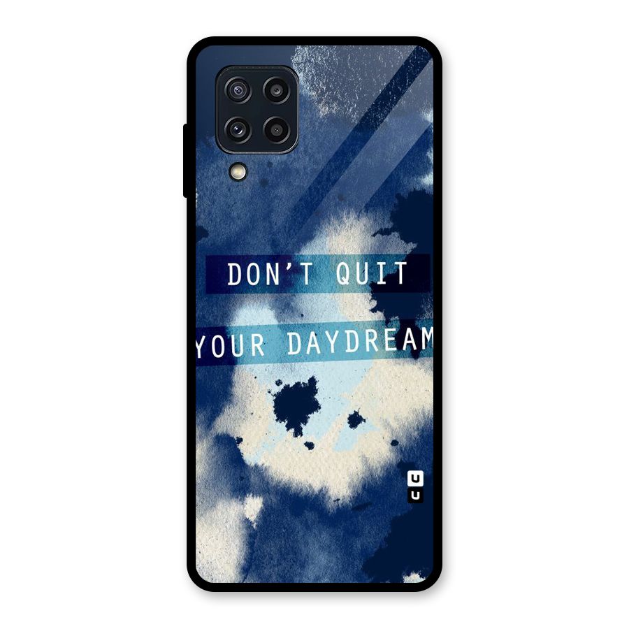Dont Quit Glass Back Case for Galaxy M32
