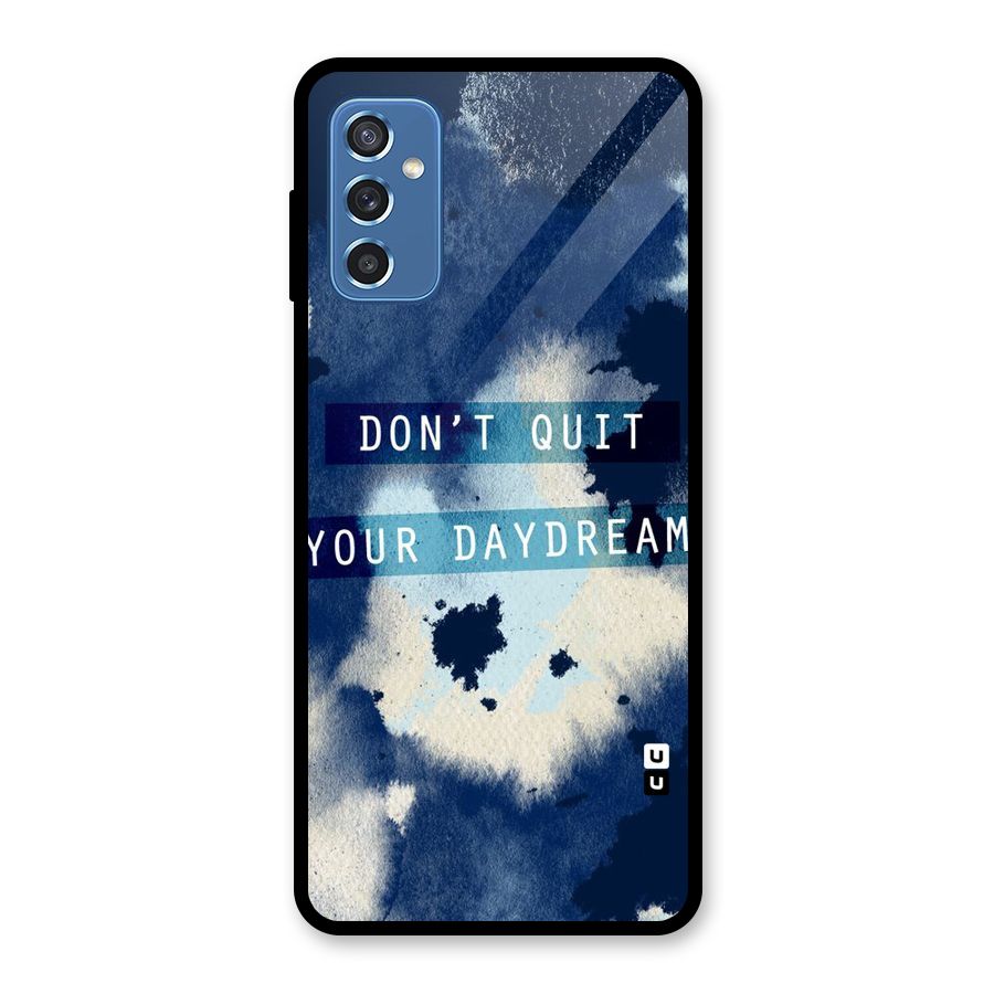 Dont Quit Glass Back Case for Galaxy M52 5G