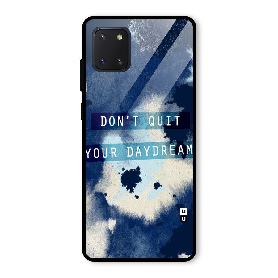 Dont Quit Glass Back Case for Galaxy Note 10 Lite