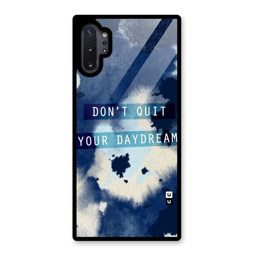 Dont Quit Glass Back Case for Galaxy Note 10 Plus