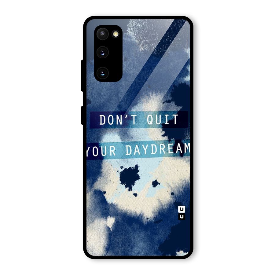 Dont Quit Glass Back Case for Galaxy S20 FE 5G