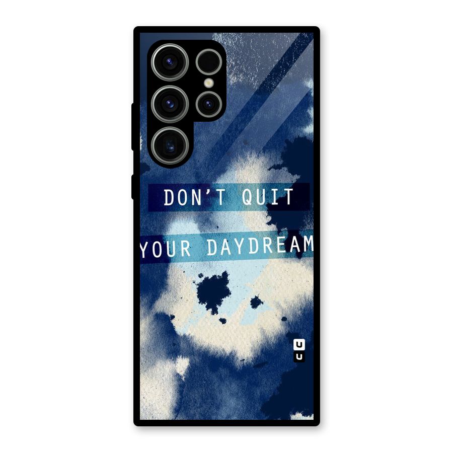 Dont Quit Glass Back Case for Galaxy S23 Ultra