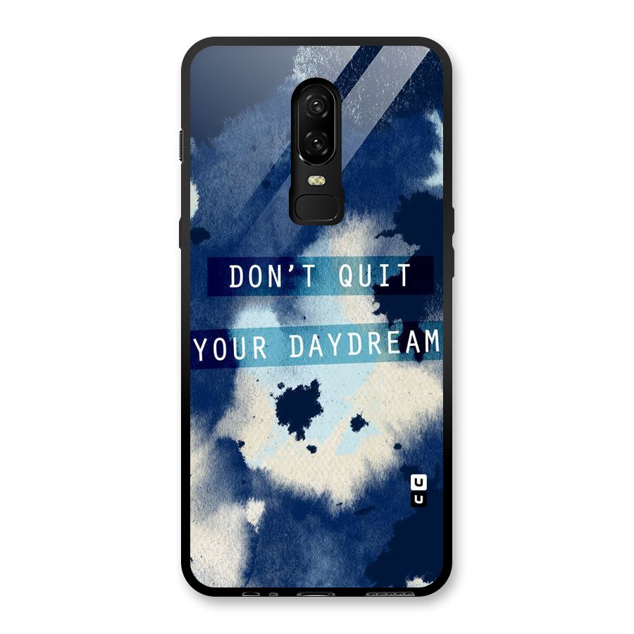 Dont Quit Glass Back Case for OnePlus 6