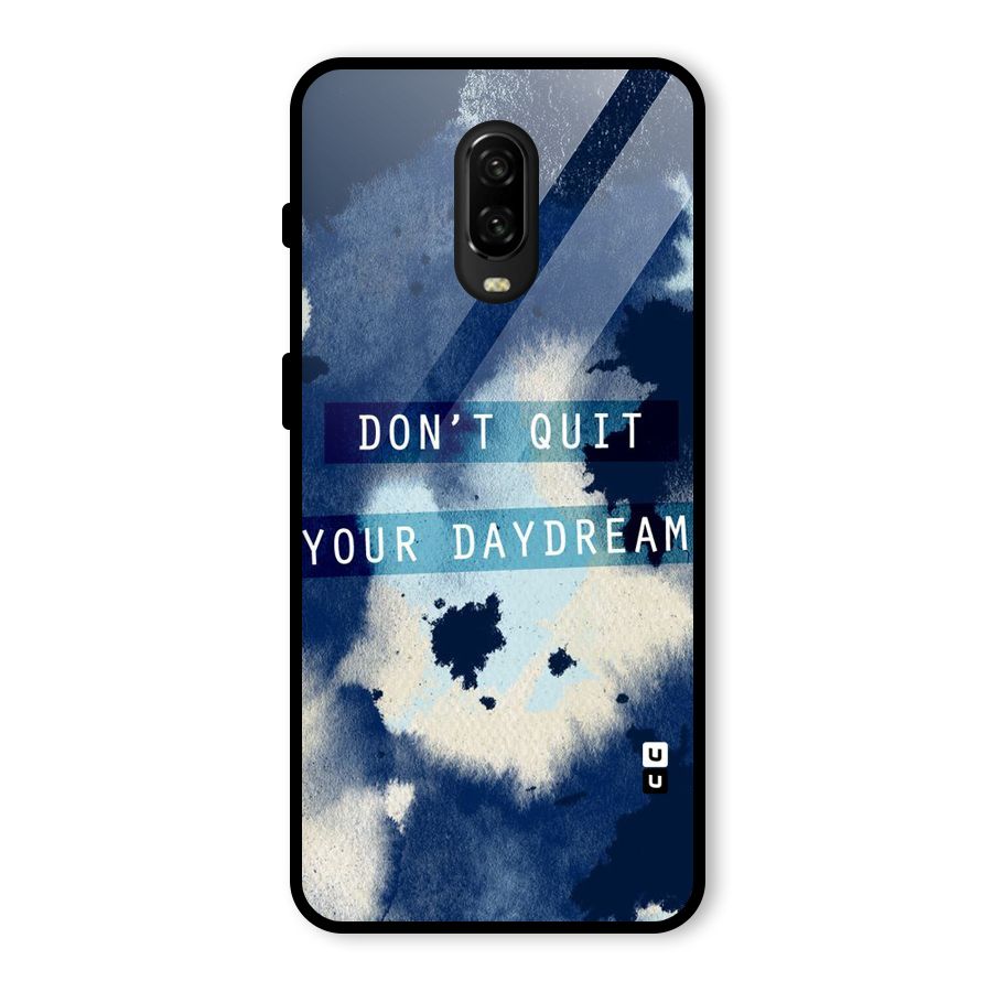 Dont Quit Glass Back Case for OnePlus 6T