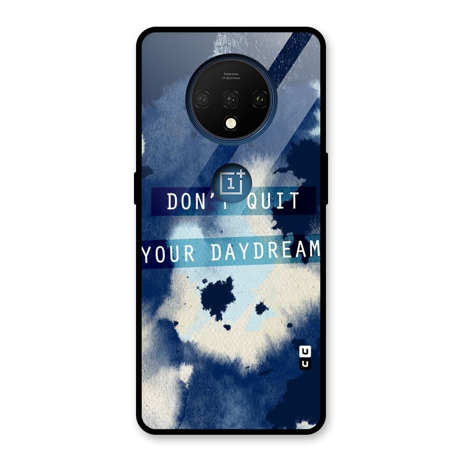 Dont Quit Glass Back Case for OnePlus 7T