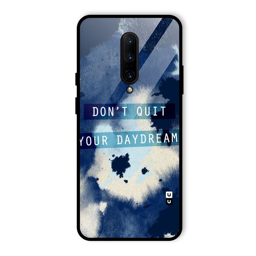 Dont Quit Glass Back Case for OnePlus 7 Pro
