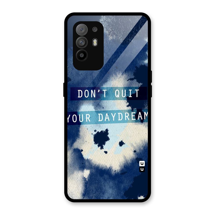 Dont Quit Glass Back Case for Oppo F19 Pro Plus 5G