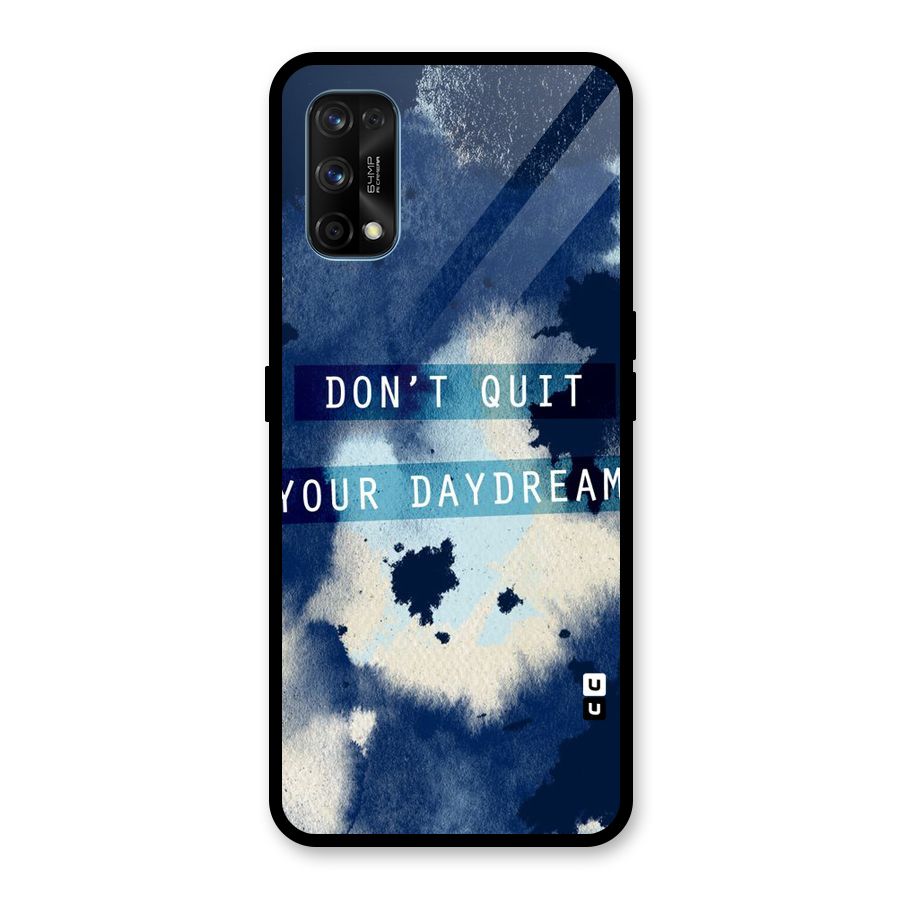 Dont Quit Glass Back Case for Realme 7 Pro