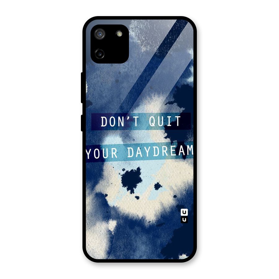 Dont Quit Glass Back Case for Realme C11
