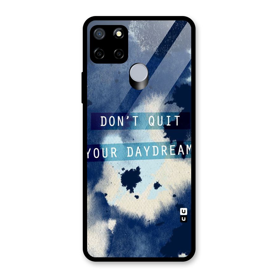Dont Quit Glass Back Case for Realme C12