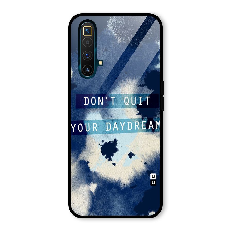 Dont Quit Glass Back Case for Realme X3