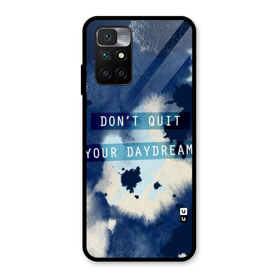 Dont Quit Glass Back Case for Redmi 10 Prime