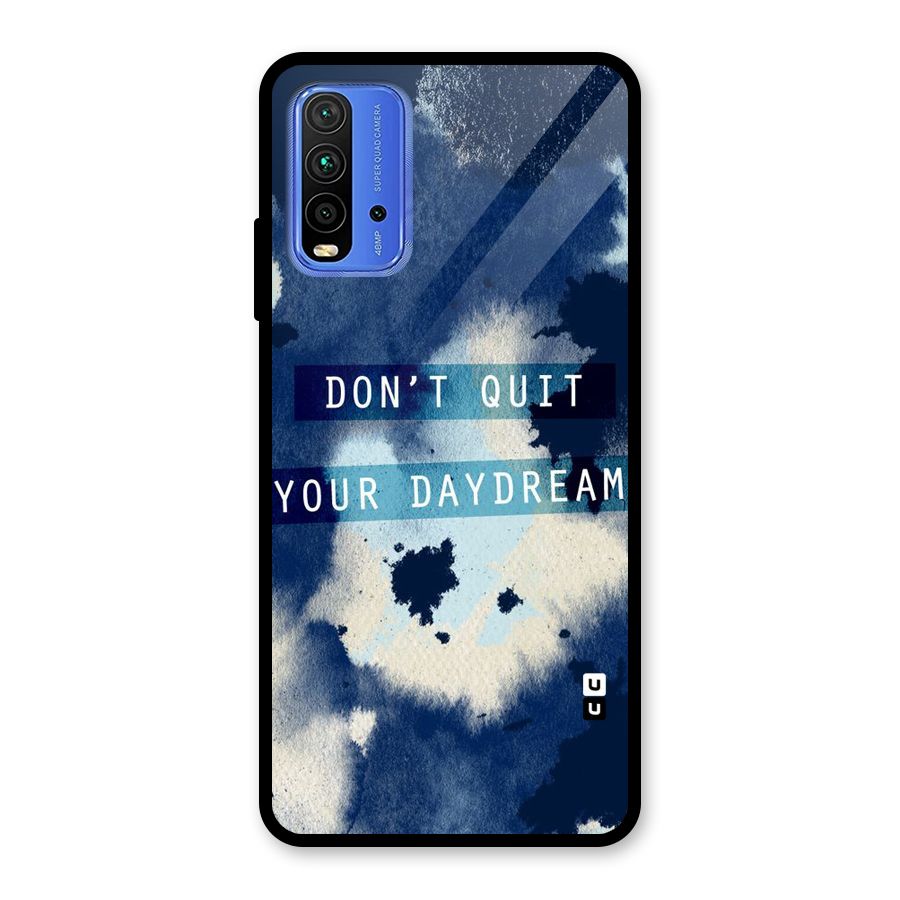 Dont Quit Glass Back Case for Redmi 9 Power
