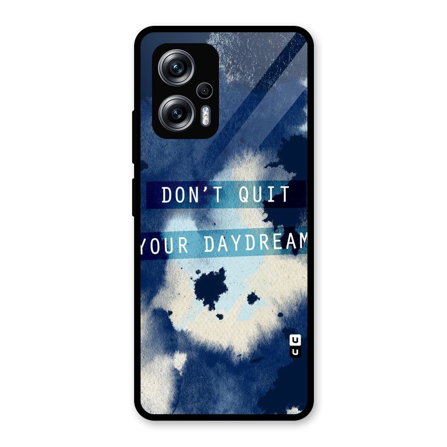 Dont Quit Glass Back Case for Redmi K50i
