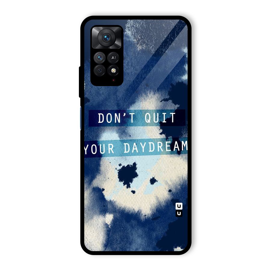 Dont Quit Glass Back Case for Redmi Note 11 Pro Plus 5G