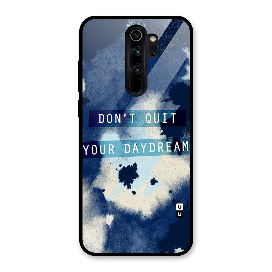 Dont Quit Glass Back Case for Redmi Note 8 Pro