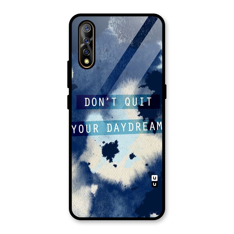 Dont Quit Glass Back Case for Vivo S1