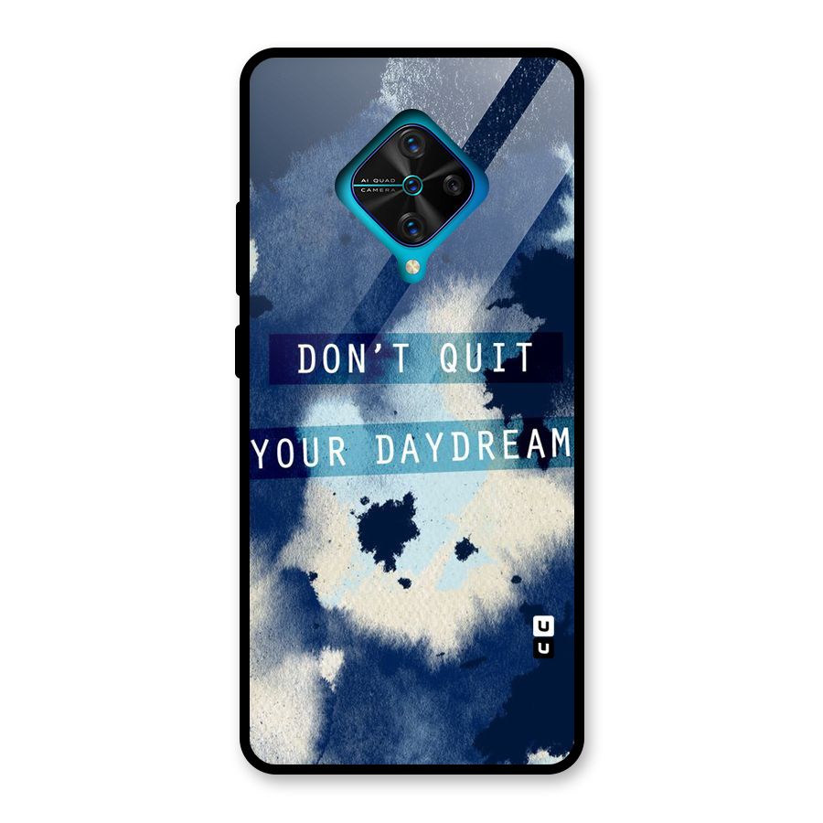 Dont Quit Glass Back Case for Vivo S1 Pro