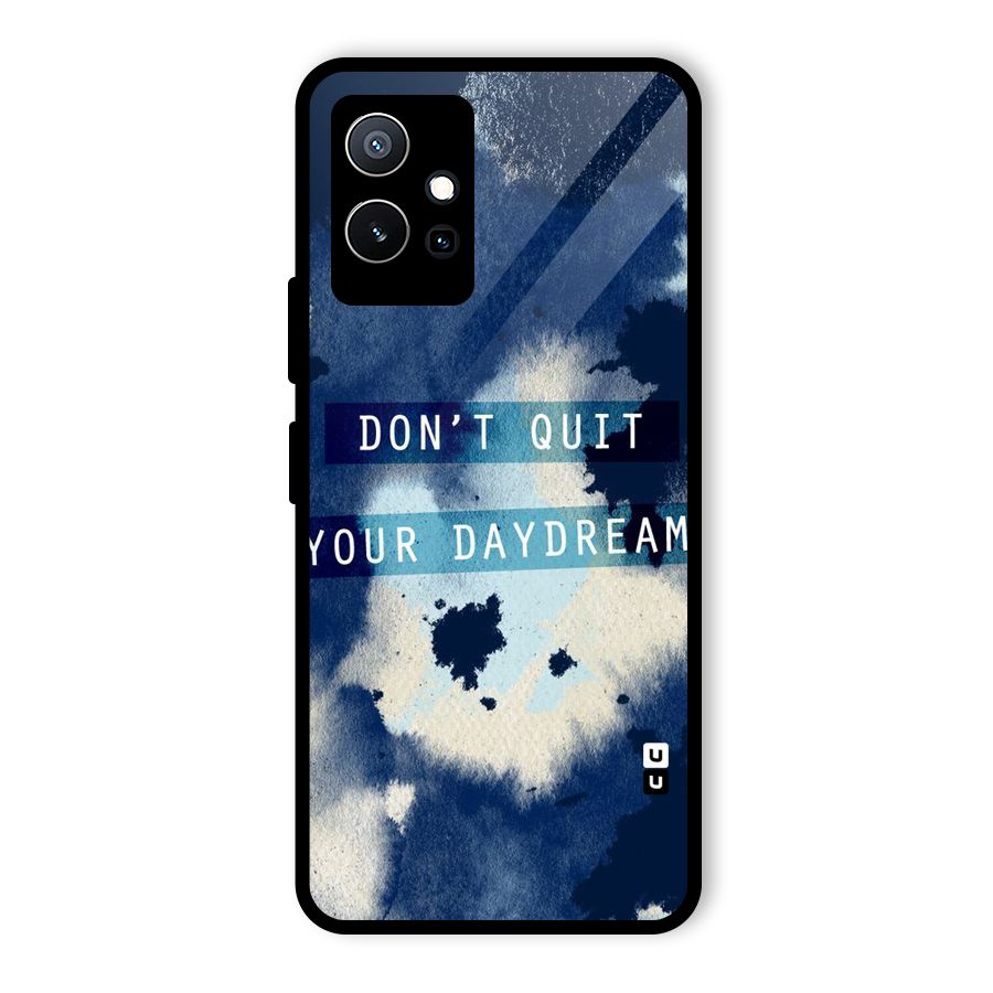Dont Quit Glass Back Case for Vivo T1 5G