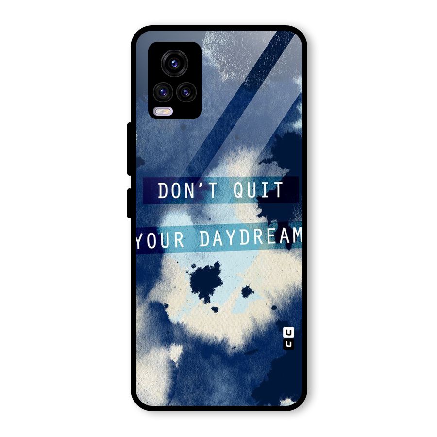 Dont Quit Glass Back Case for Vivo V20
