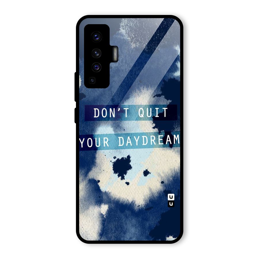 Dont Quit Glass Back Case for Vivo X50