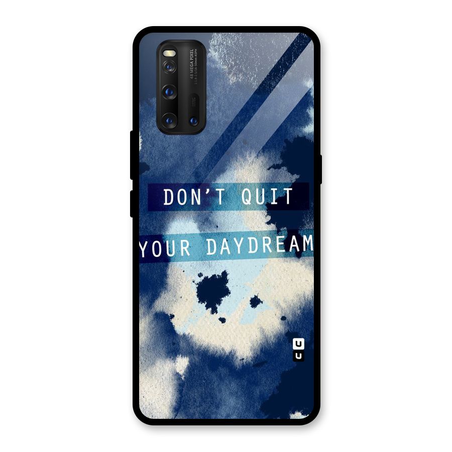 Dont Quit Glass Back Case for Vivo iQOO 3
