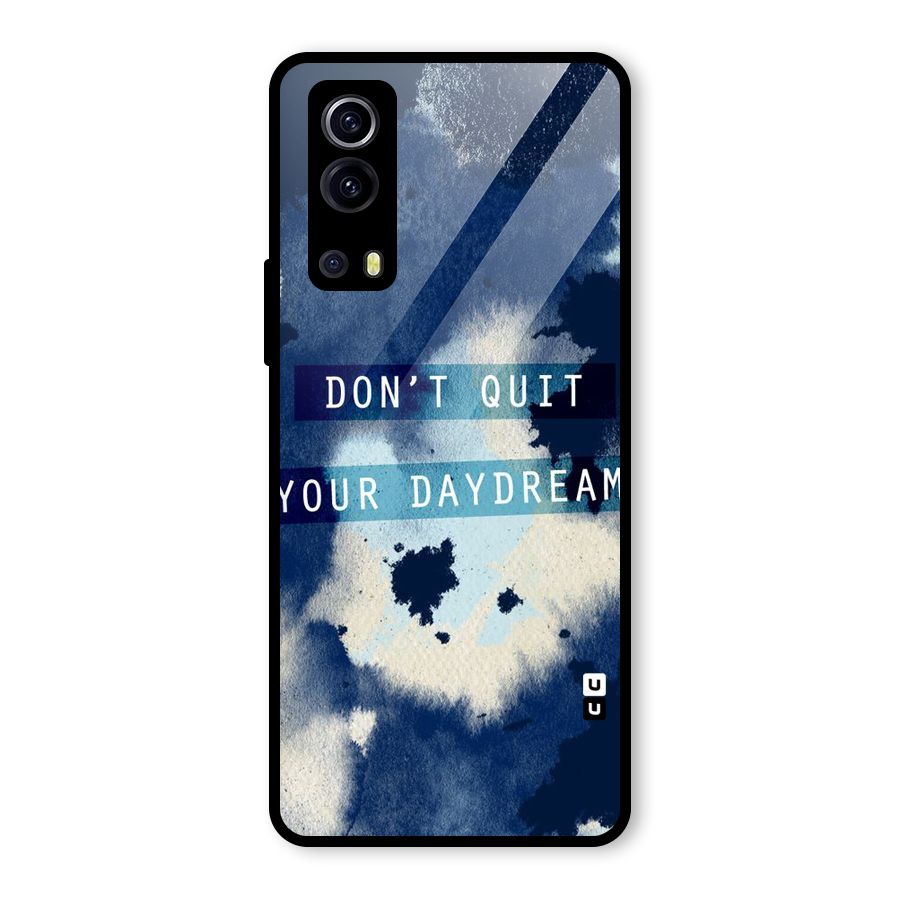 Dont Quit Glass Back Case for Vivo iQOO Z3