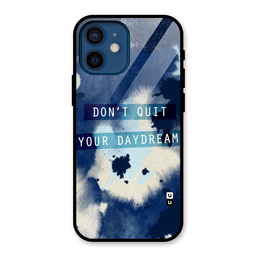Dont Quit Glass Back Case for iPhone 12 Mini