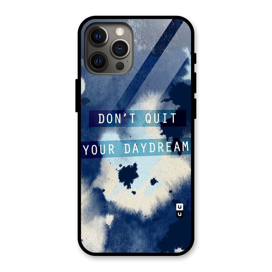 Dont Quit Glass Back Case for iPhone 12 Pro Max